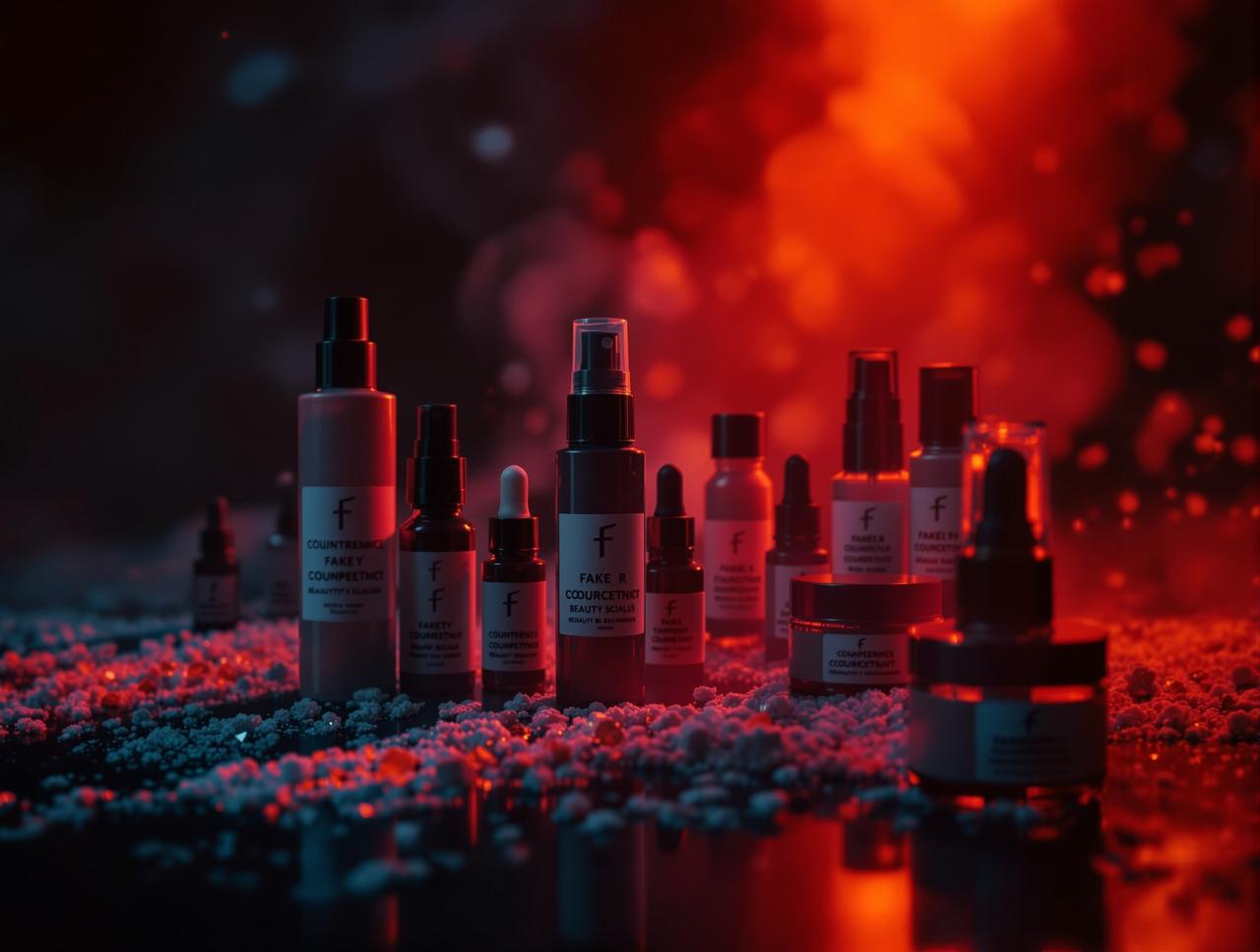 美妆博主被曝使用 counterfeit 化妆品，粉丝烂脸维权